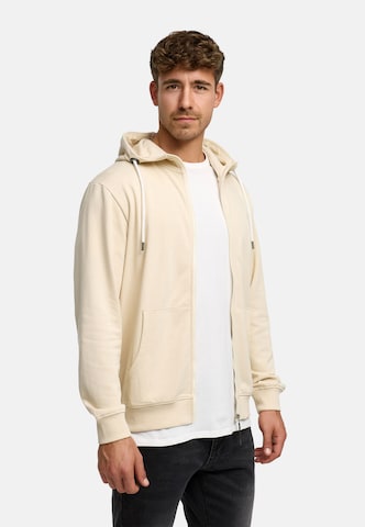 INDICODE JEANS Sweatvest 'Christos' in Beige