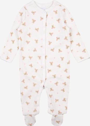 Polo Ralph Lauren Overall 'BEAR' in White: front