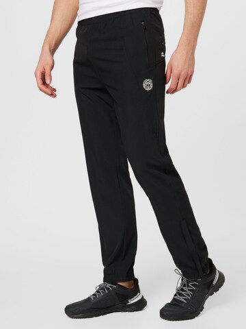 Tapered Pantaloni sport de la BIDI BADU pe negru: față