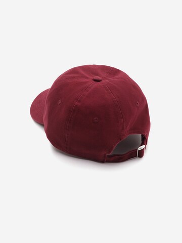 Casquette Pull&Bear en rouge