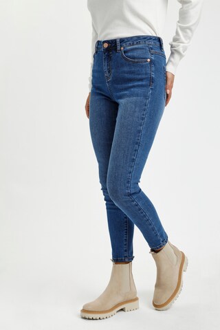 Kaffe Slim fit Jeans 'Asinem' in Blue: front