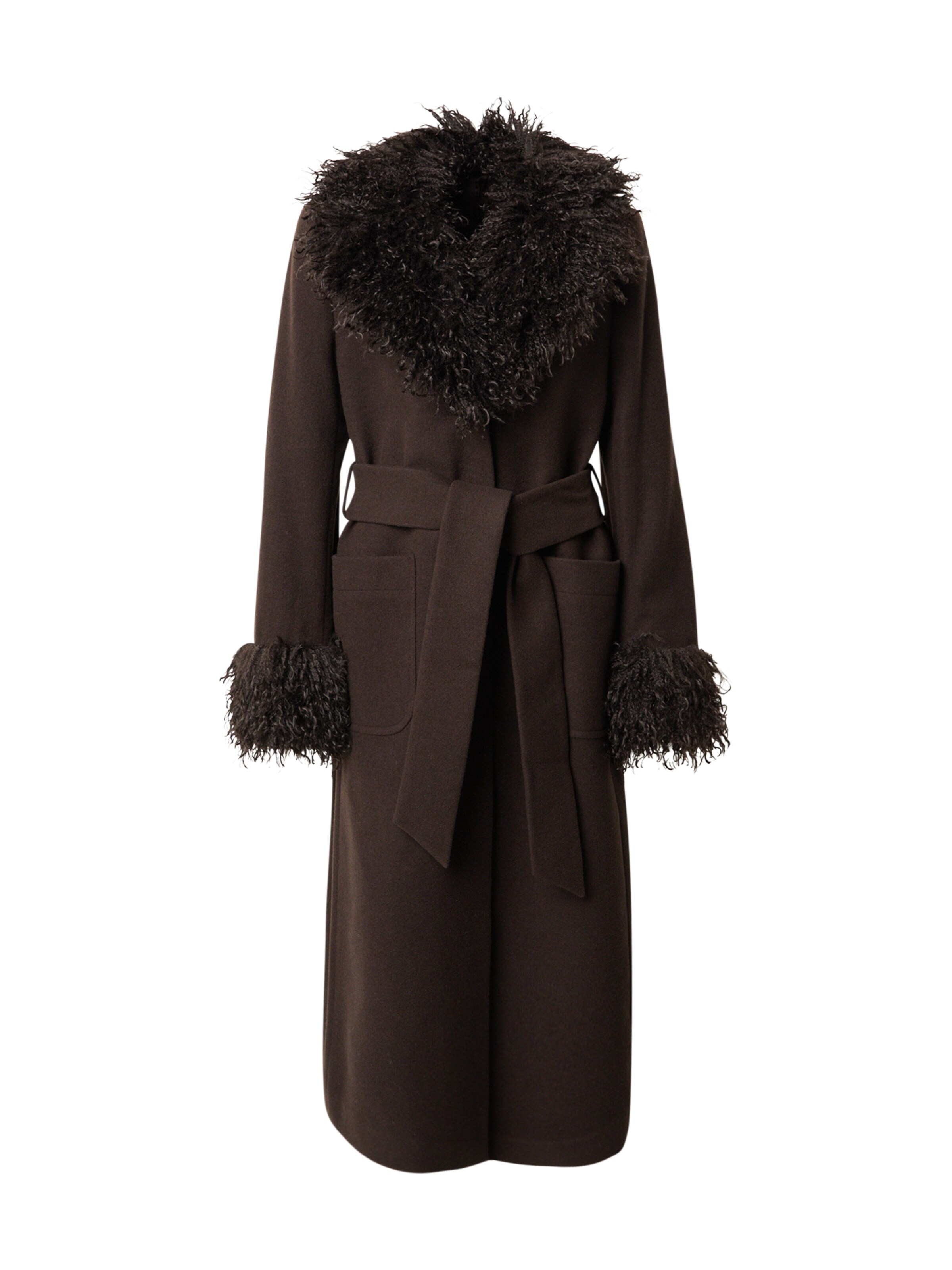 & Other Stories Ανοιξιάτικο και φθινοπωρινό παλτό σε καφέ: μπροστά