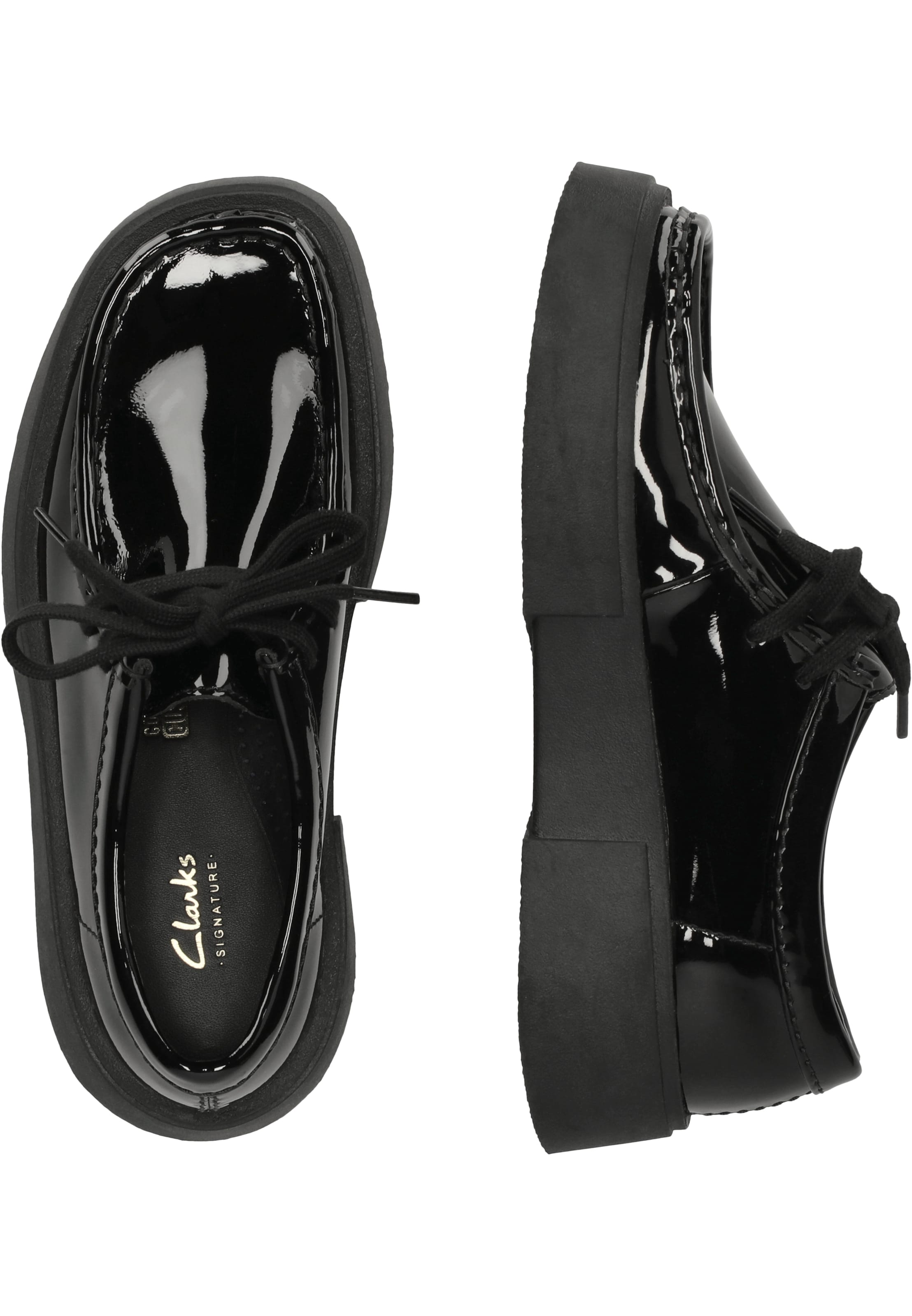 CLARKS Veterschoen 'Torview' in Zwart