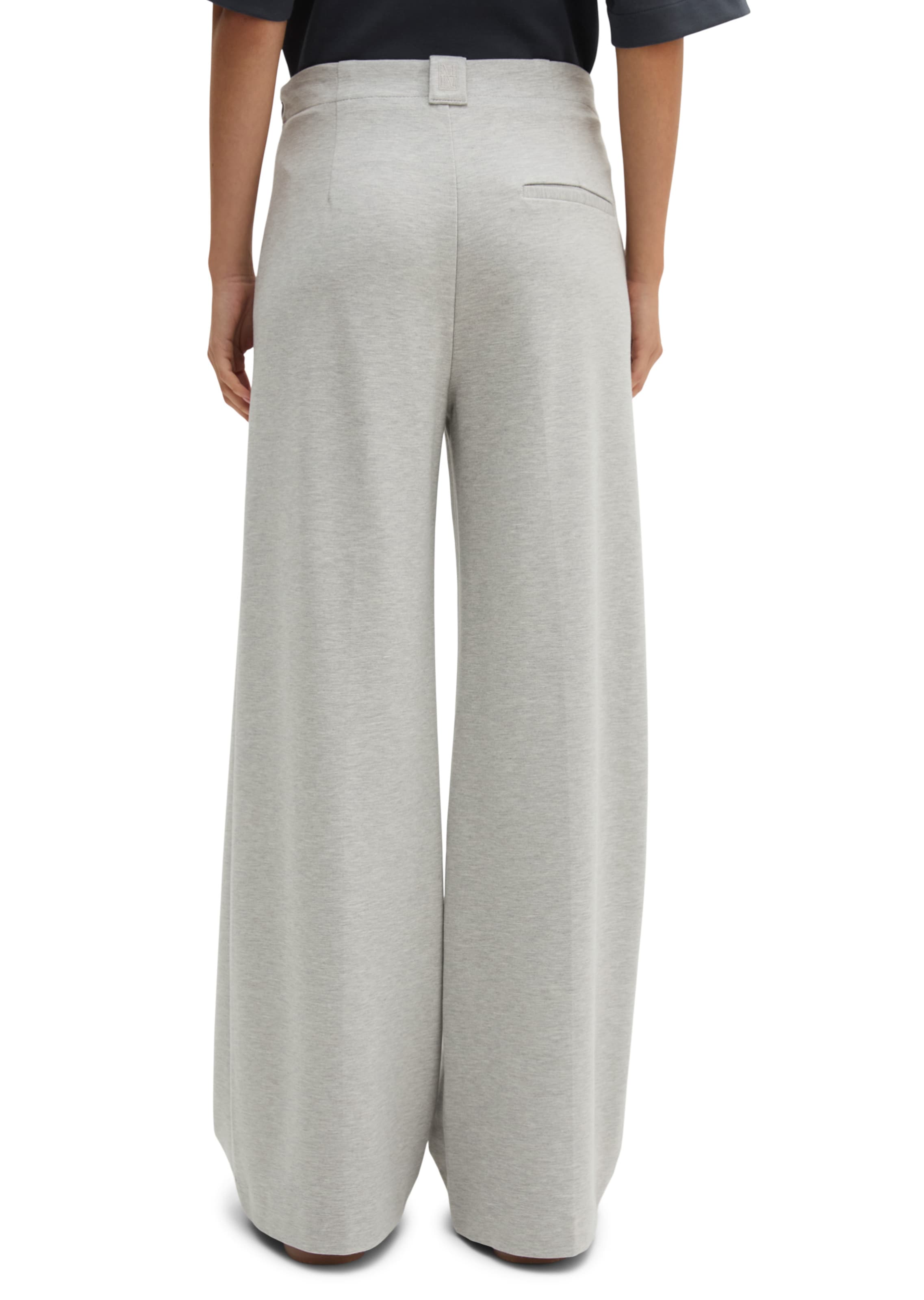 Wide Leg Pantalon Marc O'Polo en gris