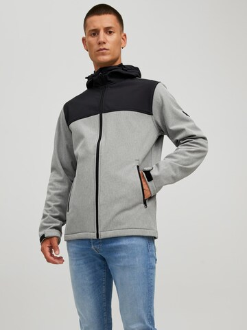 Veste mi-saison 'Marvin' JACK & JONES en gris : devant