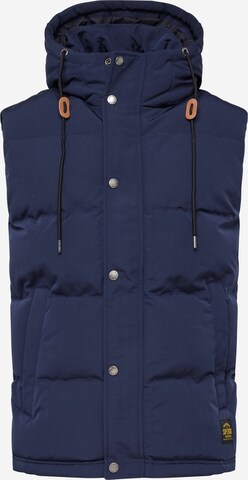 Superdry Vest 'Everest' in Blue: front