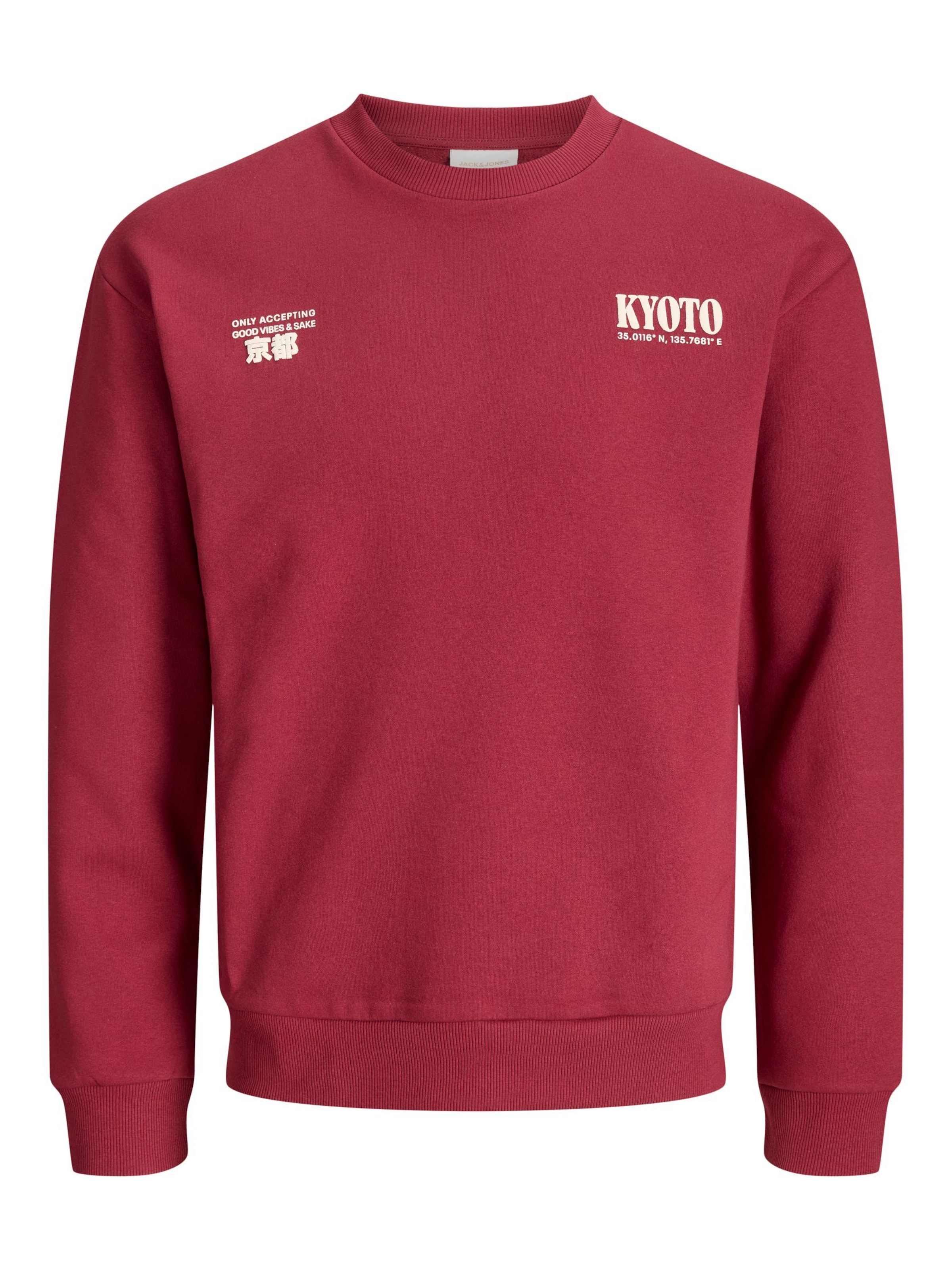 JACK & JONES - Sudadera en rojo: frente