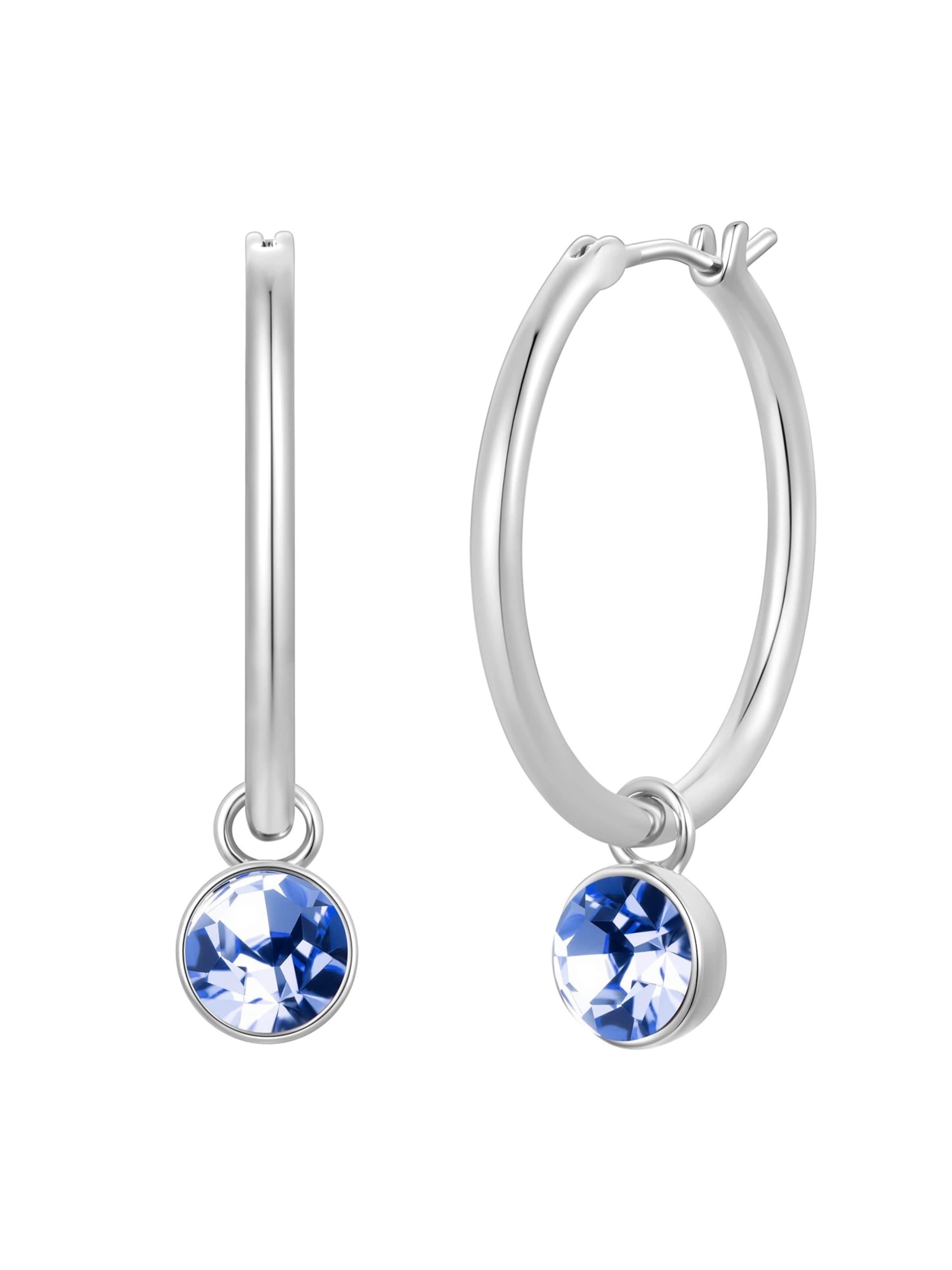Lulu & Jane - Pendientes en plata: frente