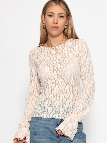 SASSYCLASSY Shirt in Beige: front
