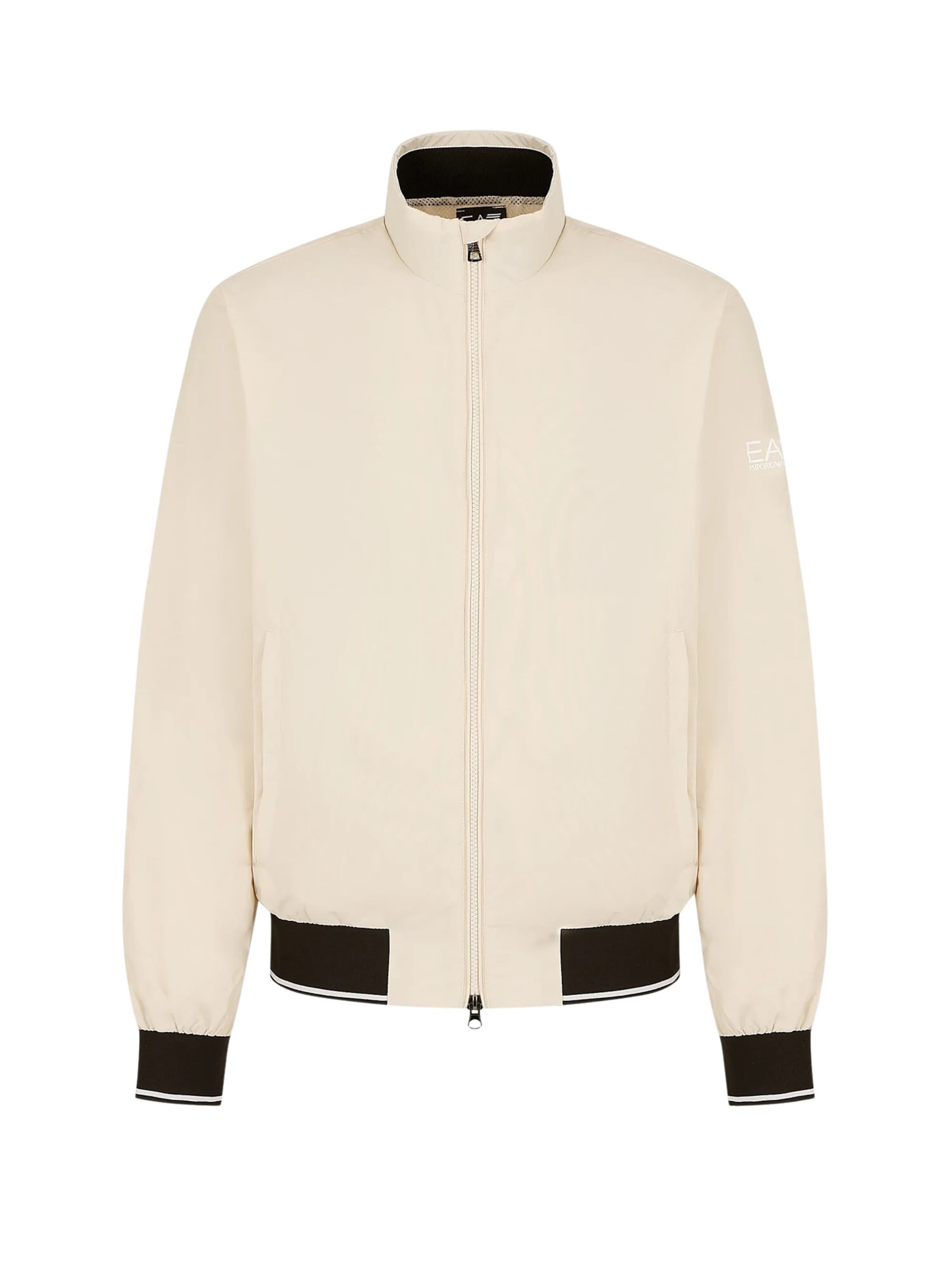 Giacca di mezza stagione di EA7 Emporio Armani in beige: frontale