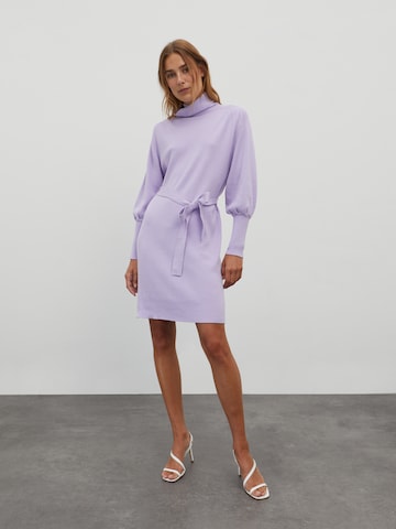 EDITED Knitted dress 'Malene' in Purple