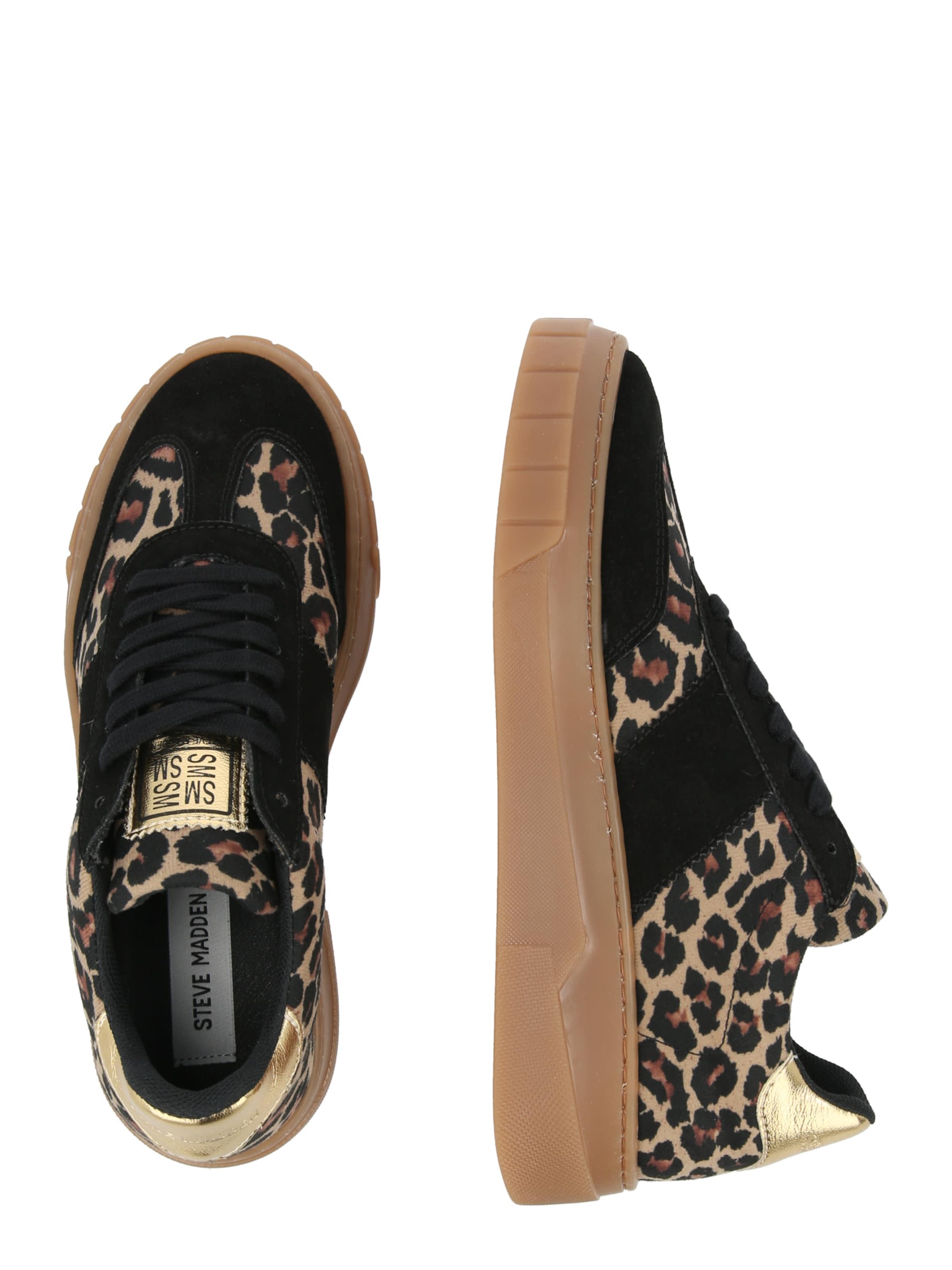 STEVE MADDEN Sneakers laag 'Callie' in Bruin: zijkant