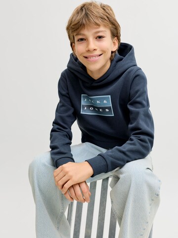Jack & Jones Junior Sweatshirt 'JCOFusion' in Blau