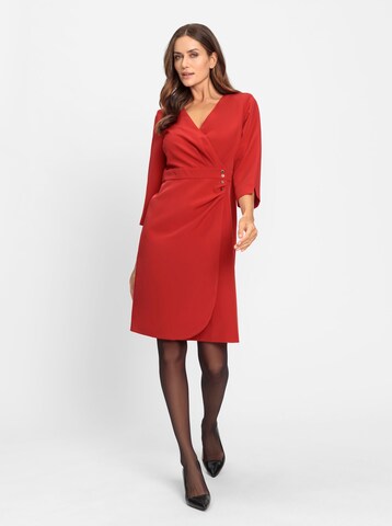heine Pletena obleka | rdeča barva