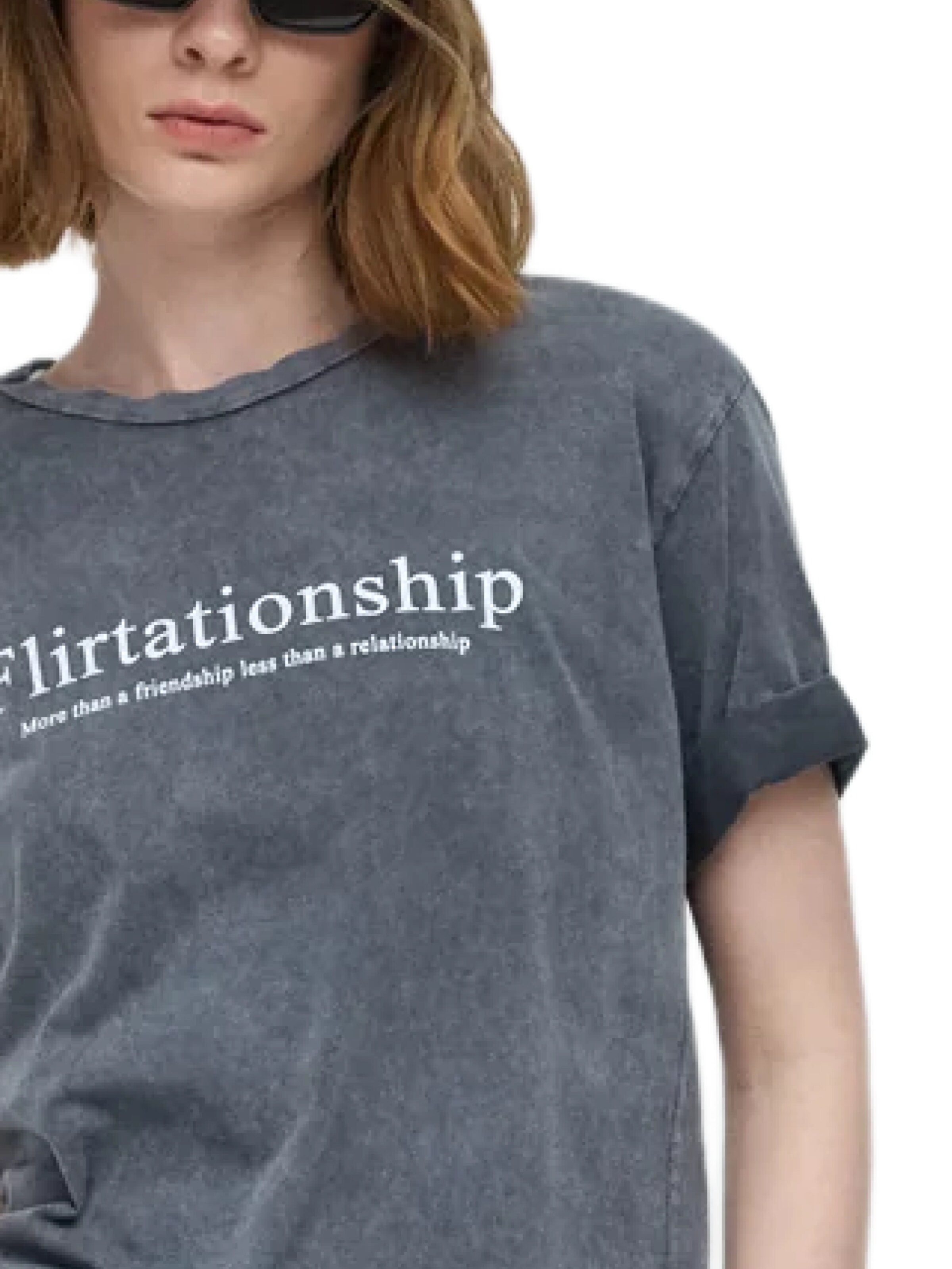 No Matter What Shirt in Grey