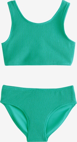 Next Bustier Bikini värissä vihreä: etupuoli