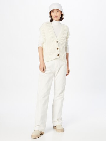 Rich & Royal Knit Cardigan in White