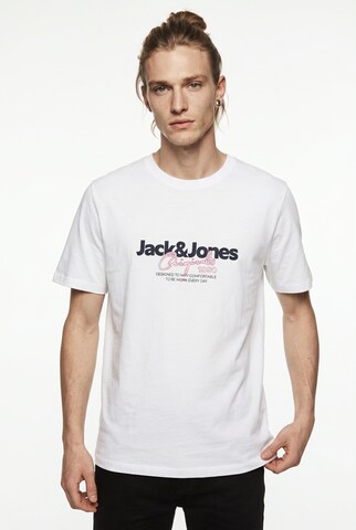 JACK & JONES Shirt in White: front