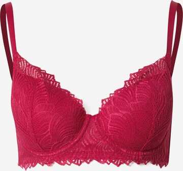 NATURANA Triangel BH in Rood: voorkant