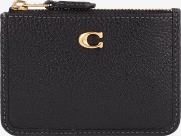 COACH Sleutelhanger 'Mini Skinny' in Zwart: voorkant