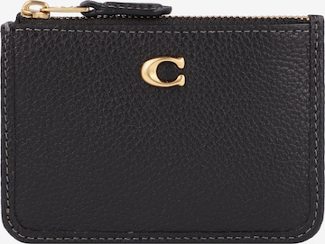 Portachiavi 'Mini Skinny' di COACH in nero: frontale