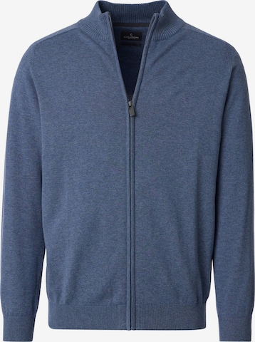 CASAMODA Strickjacke 'Basic' in Blau: Vorderseite
