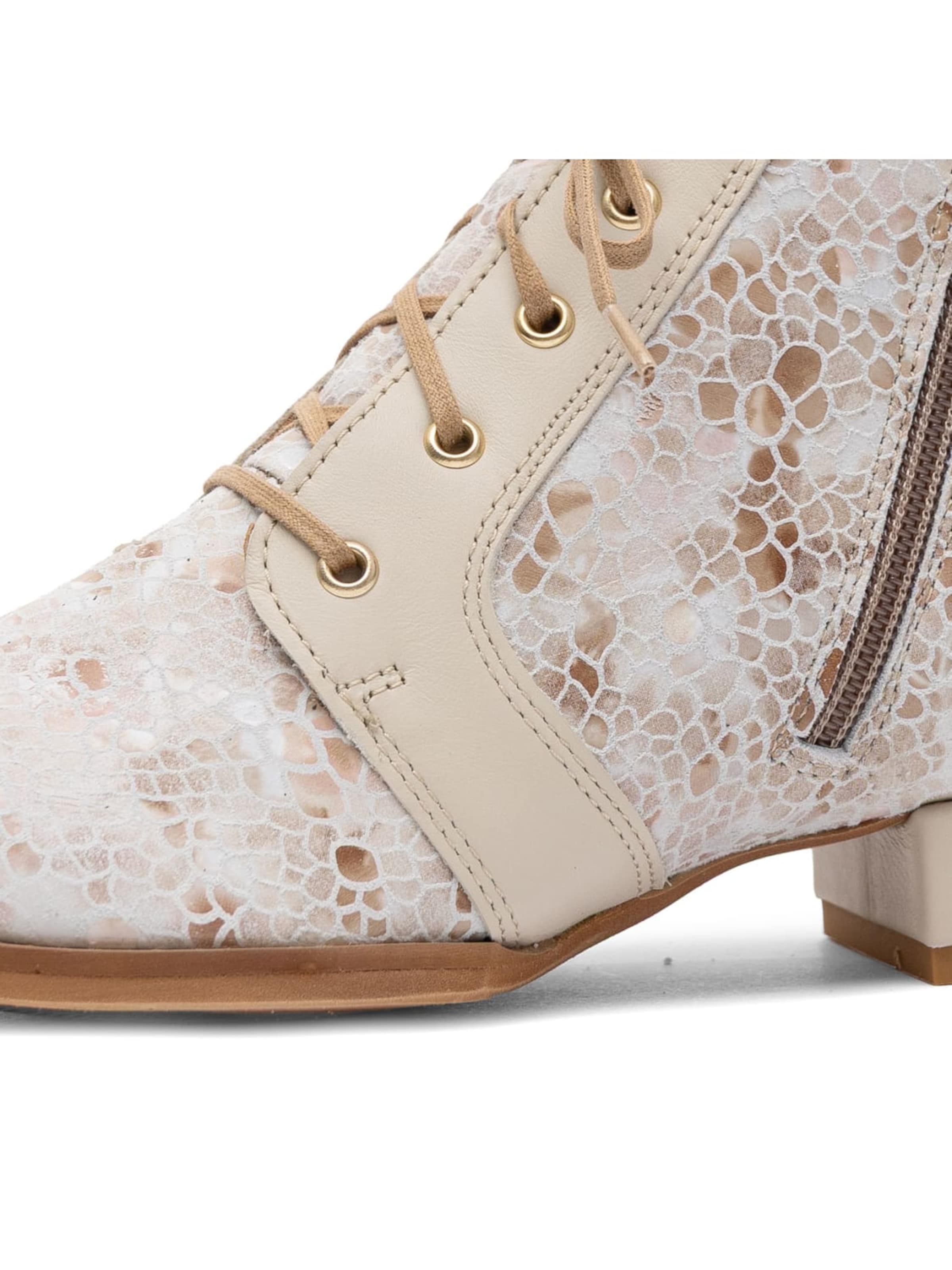 Maciejka Schnürstiefelette '05541-22/00-5'‌‌‌‌‌‌‌‌‌‌ in Beige