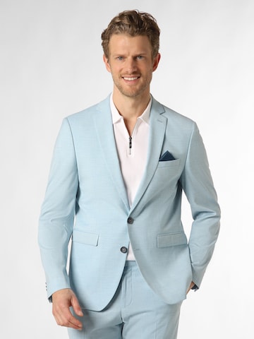 Finshley & Harding Slim fit Business Blazer ' Oakland ' in Blue: front