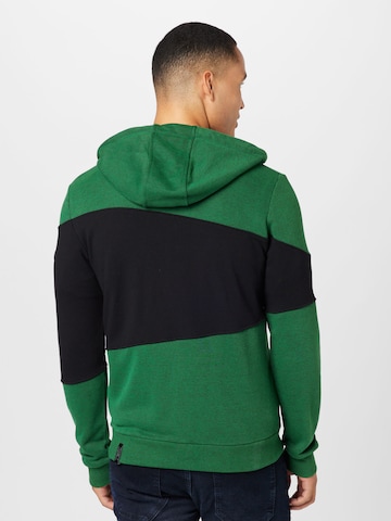 Ragwear Zip-Up Hoodie 'NYKOS' in Green