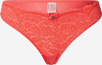 Hunkemöller - Tanga 'Rose' en rojo: frente