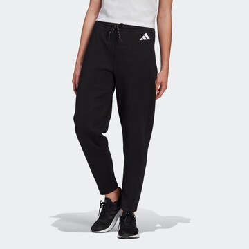 ADIDAS SPORTSWEAR - regular Pantalón deportivo en negro: frente