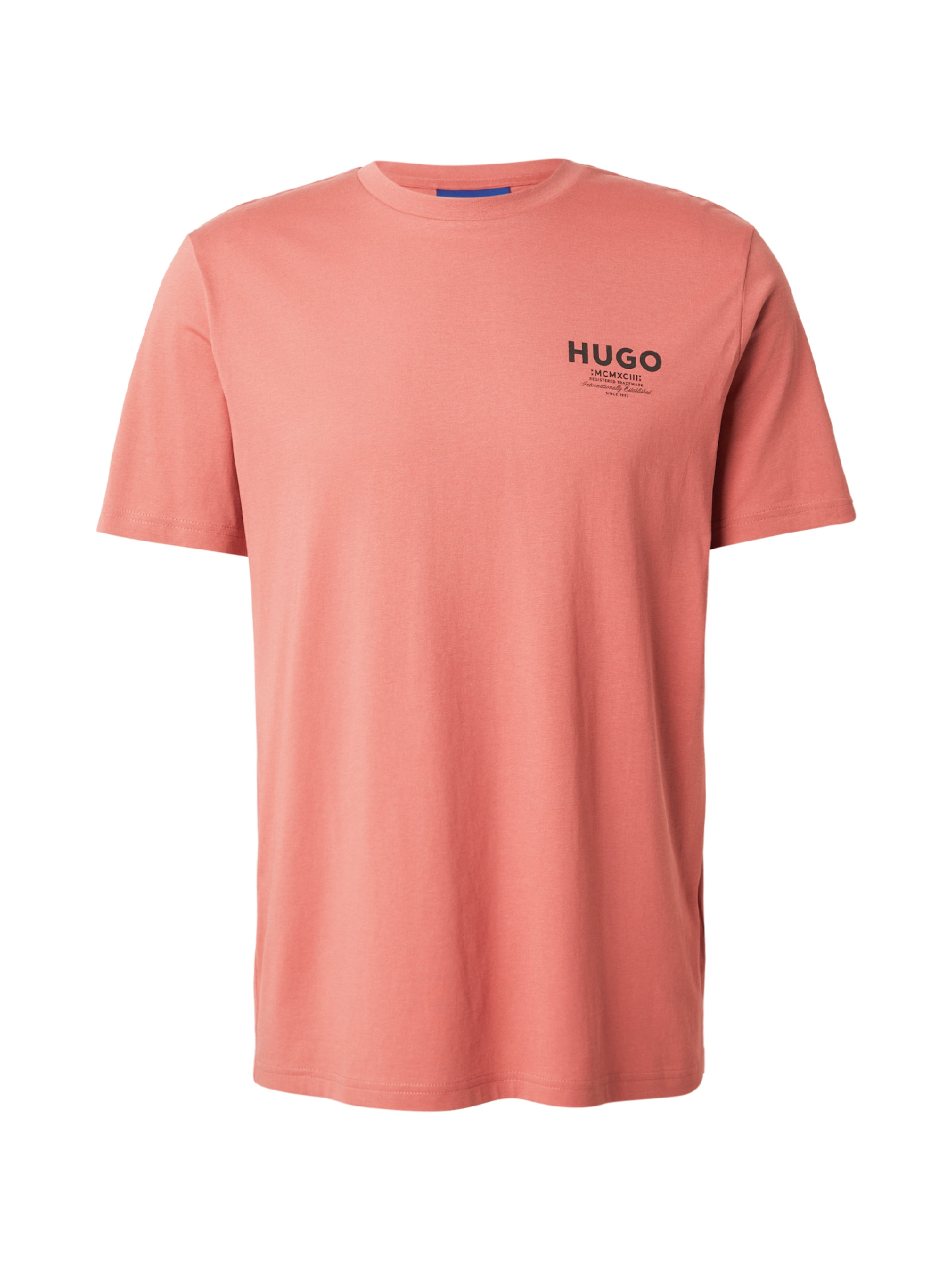 HUGO Shirt 'Nesptee' in Red: front