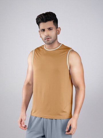 Maglia funzionale 'Pantoneclo Men’s Gym Vest' di PANTONECLO in giallo