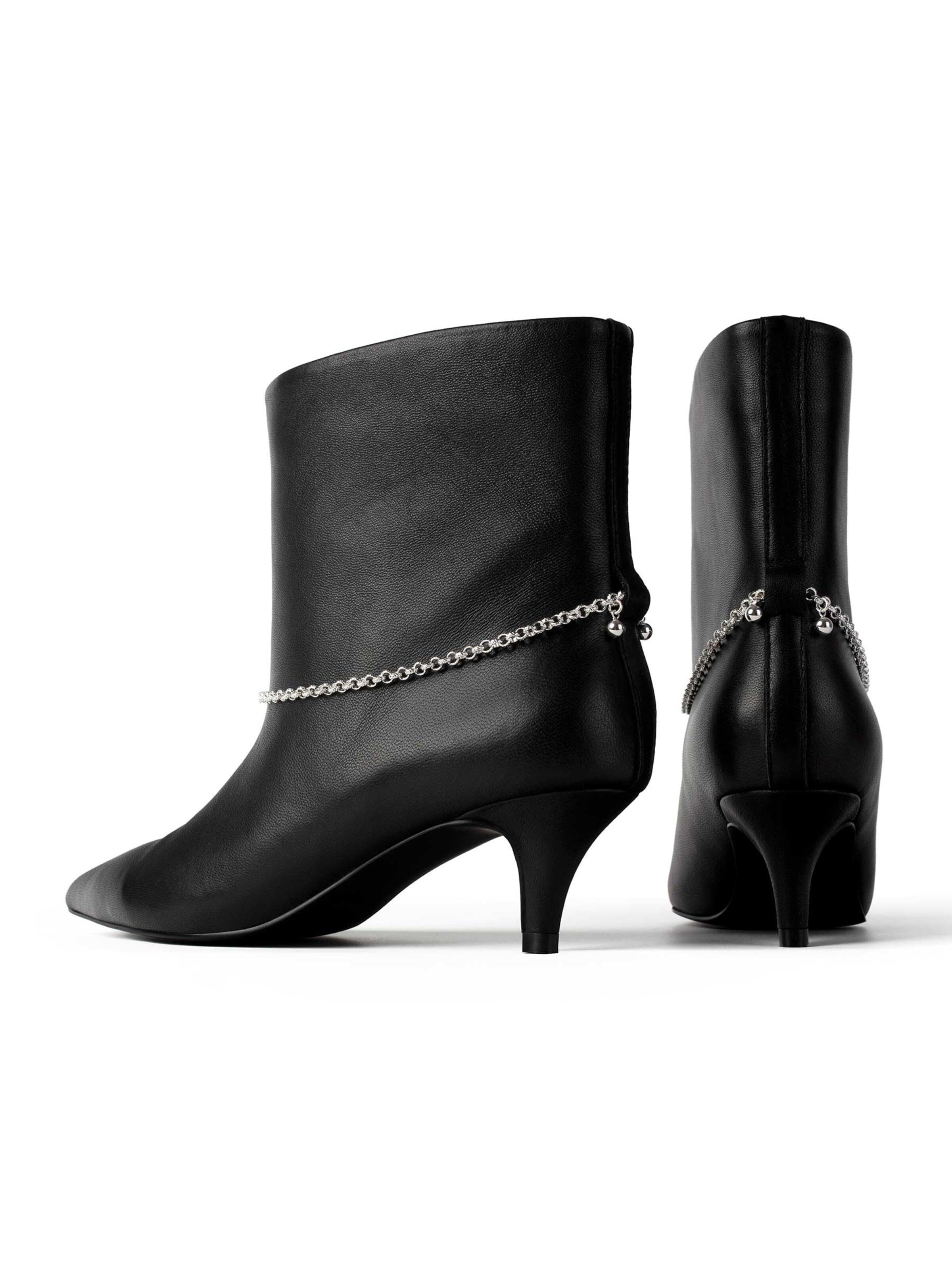 Bottines 'STELLA' L37 HANDMADE SHOES en noir