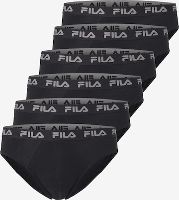 FILA Slips in Schwarz: Vorderseite