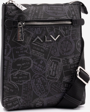 Borsa a tracolla di Alviero Martini in nero: frontale