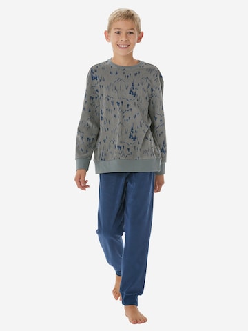 SCHIESSER Schlafanzug ' Nightwear ' in Blau: Vorderseite