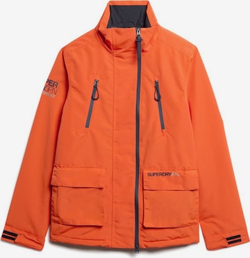 Veste mi-saison Superdry en orange : devant