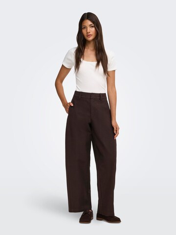 Barrel Pantalon 'ONLClair' ONLY en marron