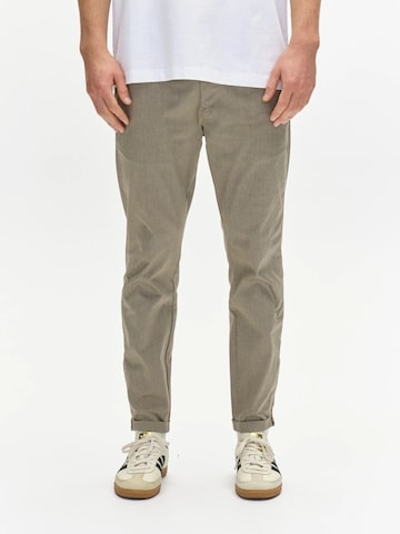 GABBA Tapered Lærredsbukser 'Pisa K3280 Dale' i beige: forside