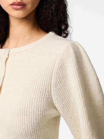 PIECES Kardigán 'PCSILLY' - bézs