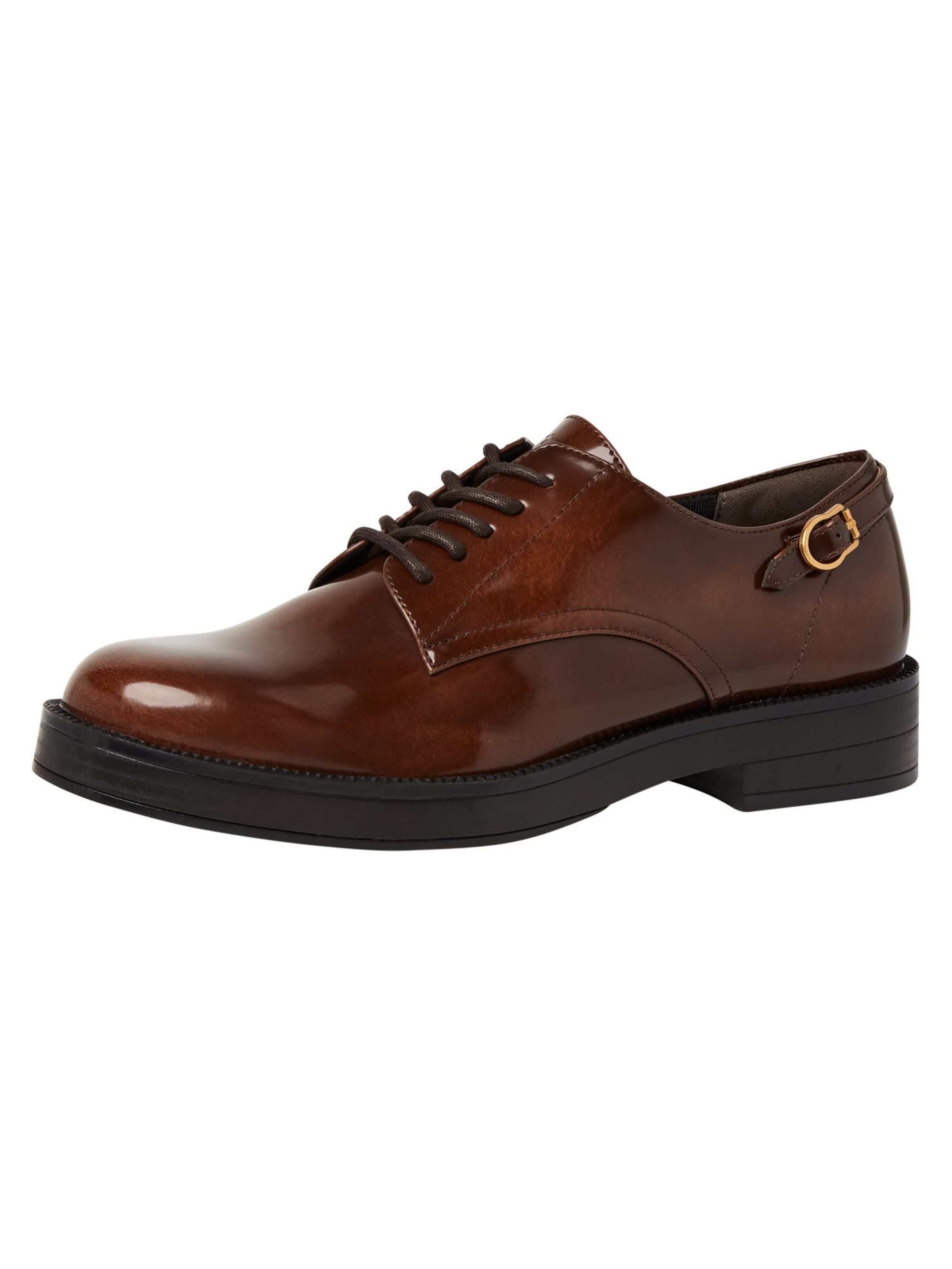 Tamaris Lace-up shoe in Brown: front