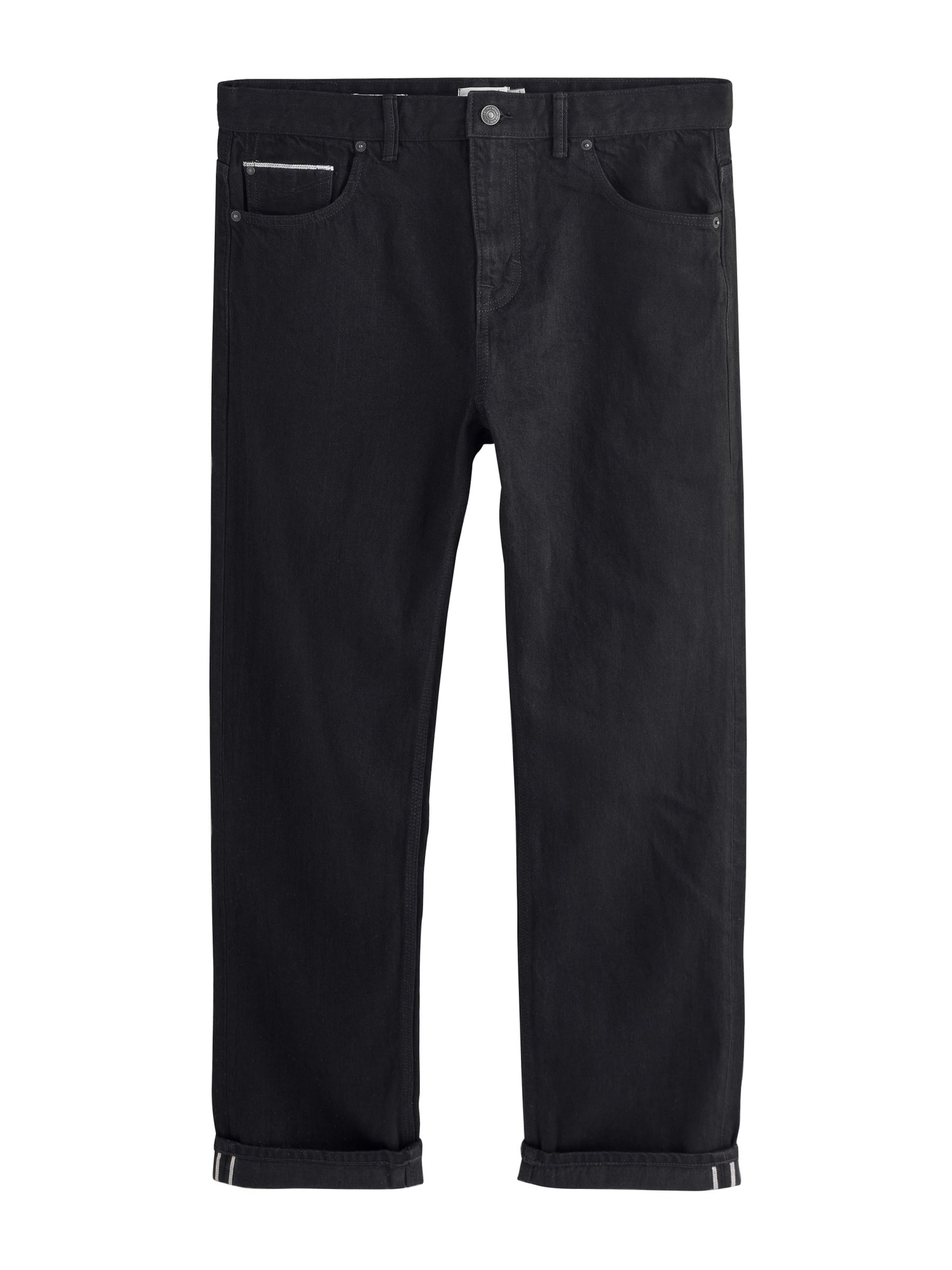 Next Regular Jeans in Zwart: voorkant