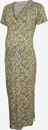 MAMALICIOUS Kleid 'LINNETT TESS' in gelb / oliv / weiß, Produktansicht