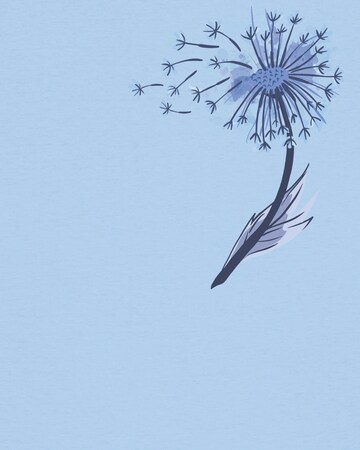 T-shirt 'Dandelion' Watapparel en bleu