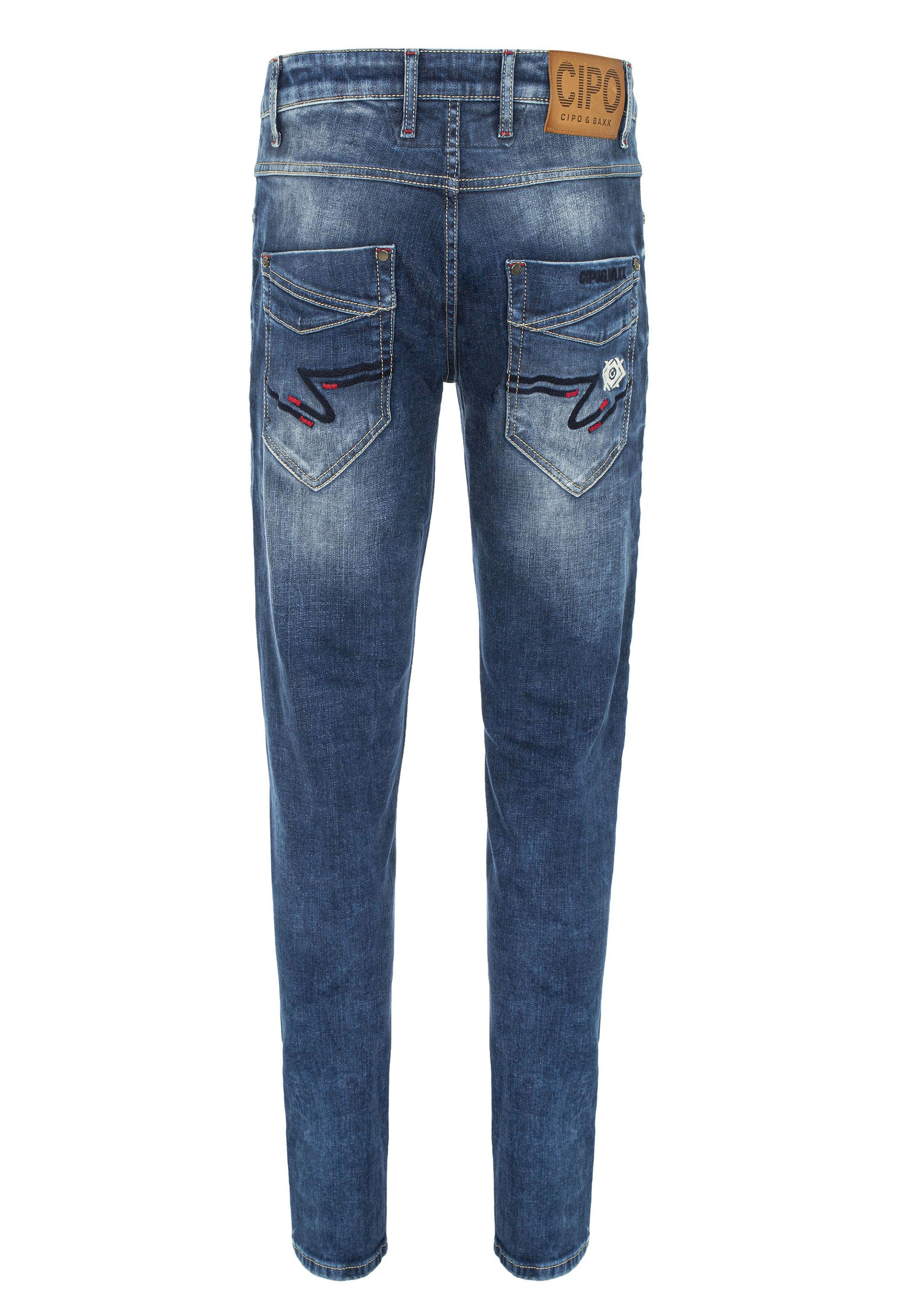 CIPO & BAXX Slimfit Jeans in Blauw