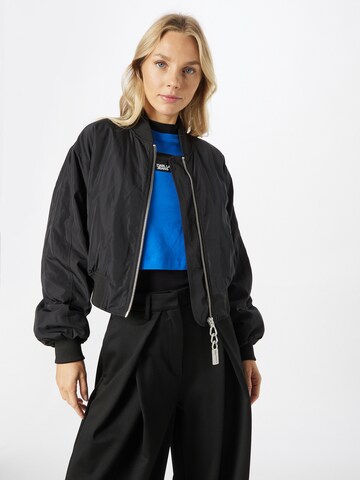 KARL LAGERFELD JEANS Between-season jacket in Black: front