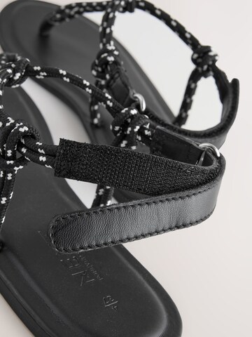 Next - Sandalias de dedo 'Forever Comfort' en negro