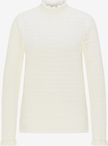 faina Sweater in White: front