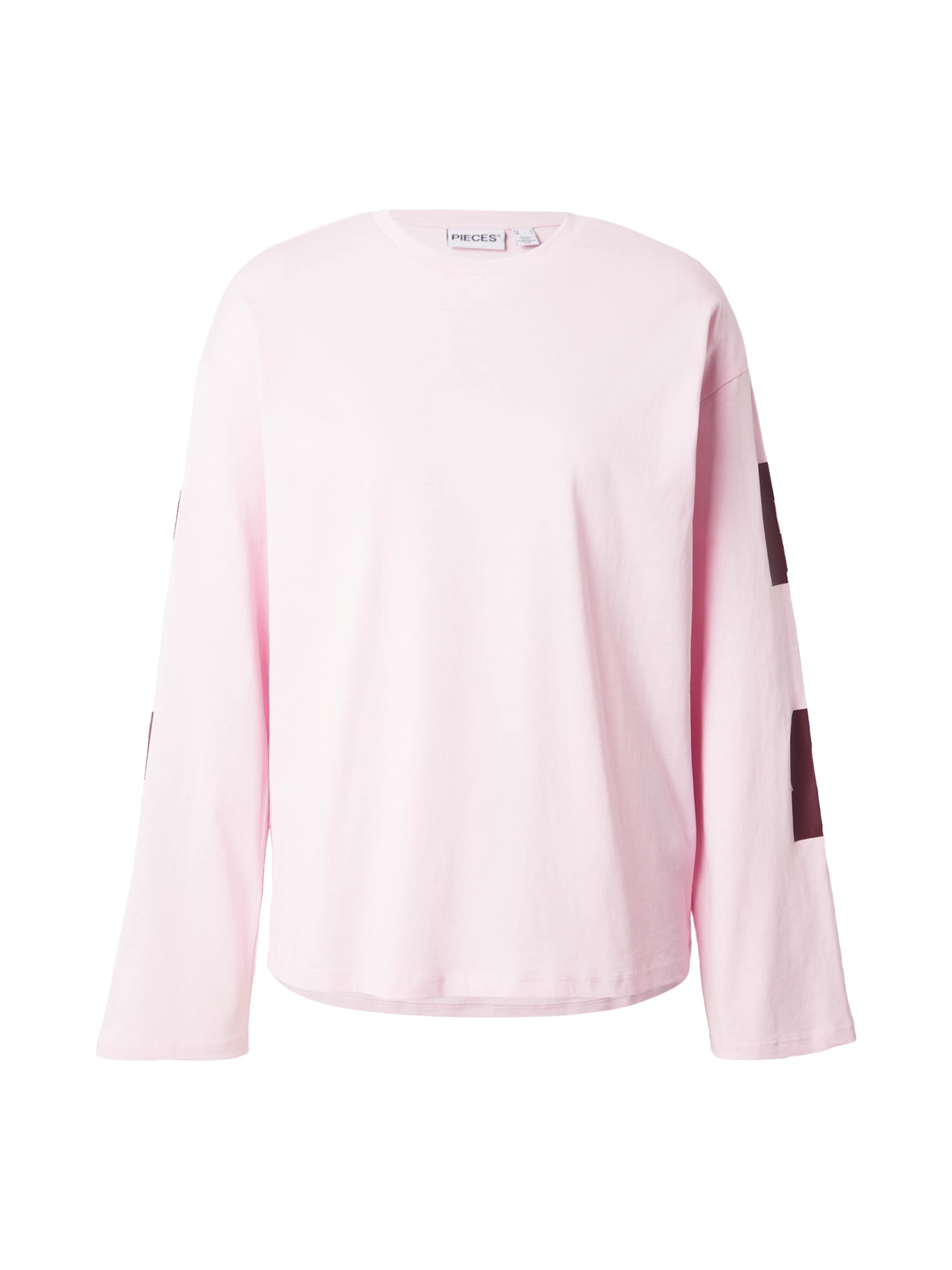 PIECES Shirt 'PCRIA FANY' in Pink: Vorderseite